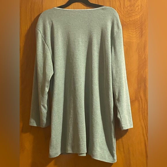 Christopher & Banks 3/4 length sleeve top. Size Medium. - Picture 2 of 5